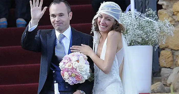 زن آندرس اینیستا ٬ ازدواج