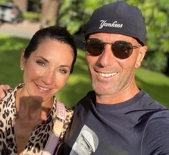 زین‌الدین زیدان و همسر