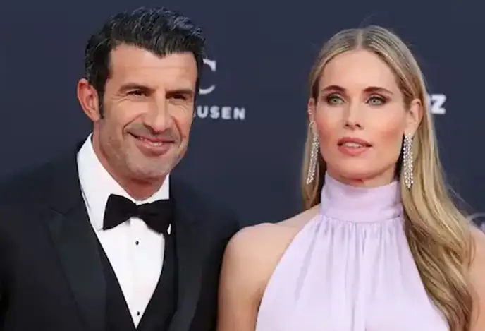 لوئیس فیگو و زن او